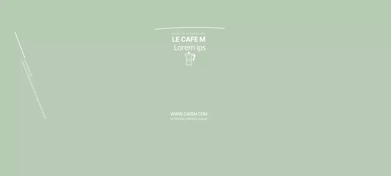 illustration verte café propre