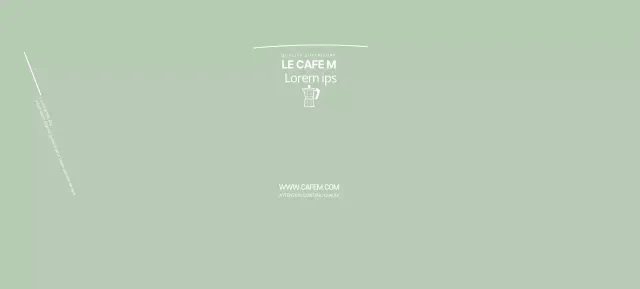 illustration verte café propre