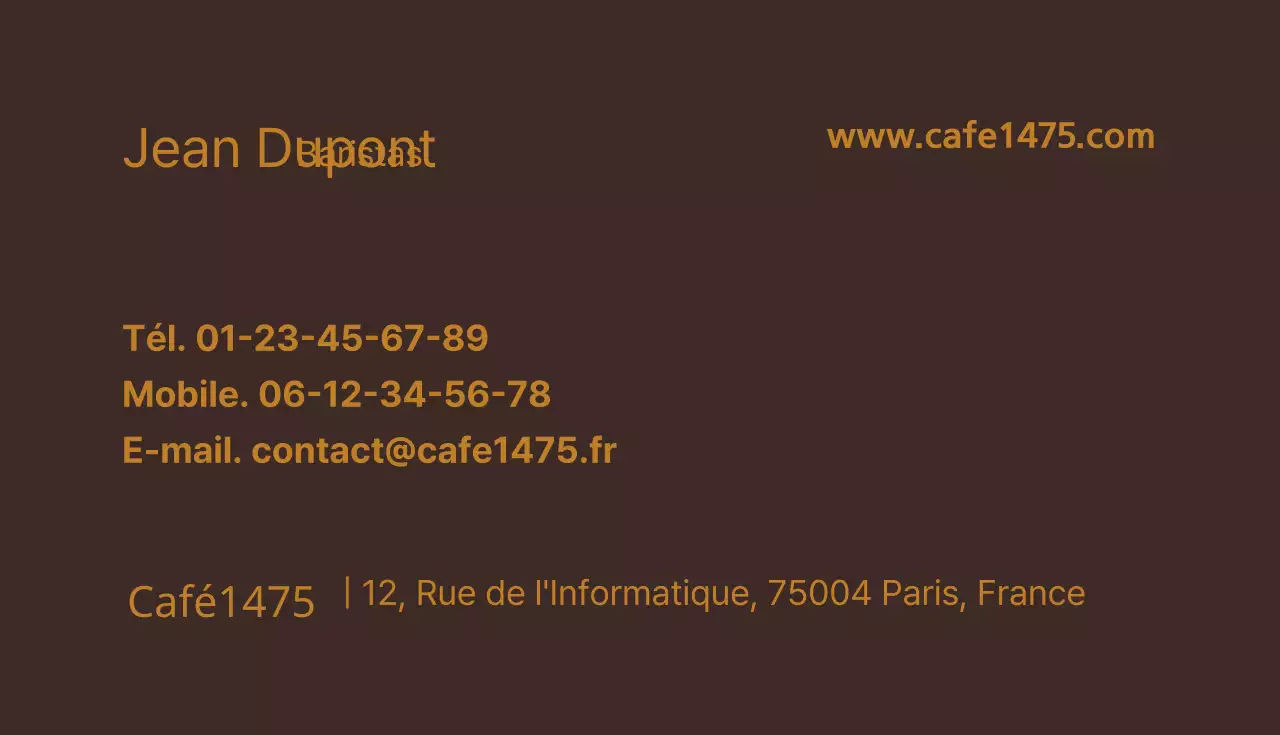 Cafés