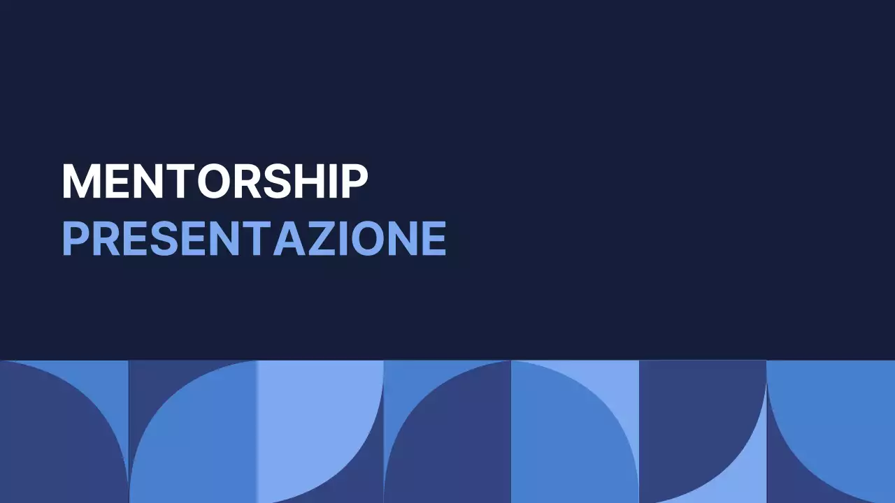 Una semplice lettera di presentazione per il dipartimento di mentoring in blu e azzurro