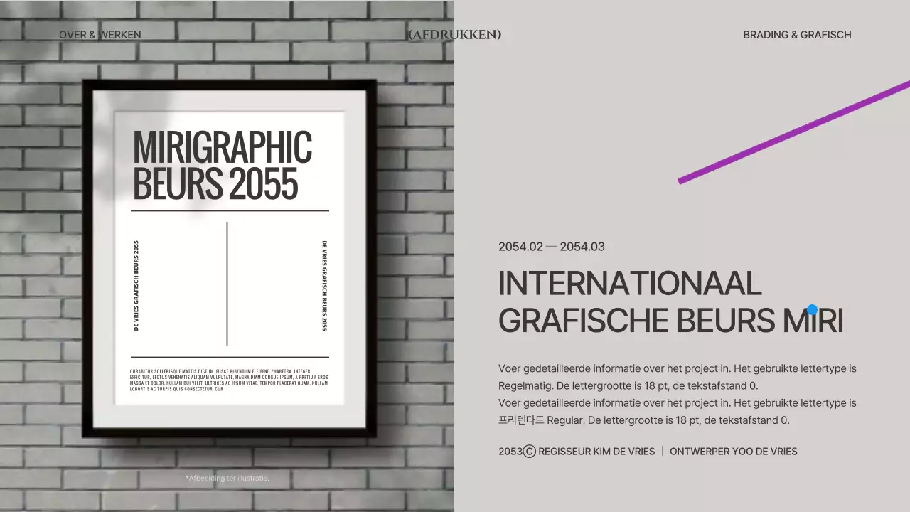 Grijs en kaki lijnen en vormen concept ontwerp portfolio