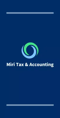 Bignami blu navy per uffici pubblici con il logo e il nome dell'ufficio fiscale e contabile.