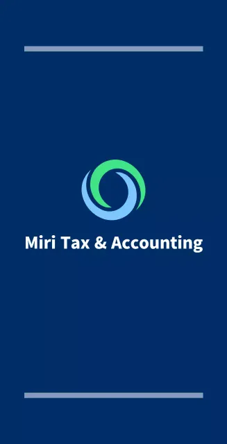 Bignami blu navy per uffici pubblici con il logo e il nome dell'ufficio fiscale e contabile.