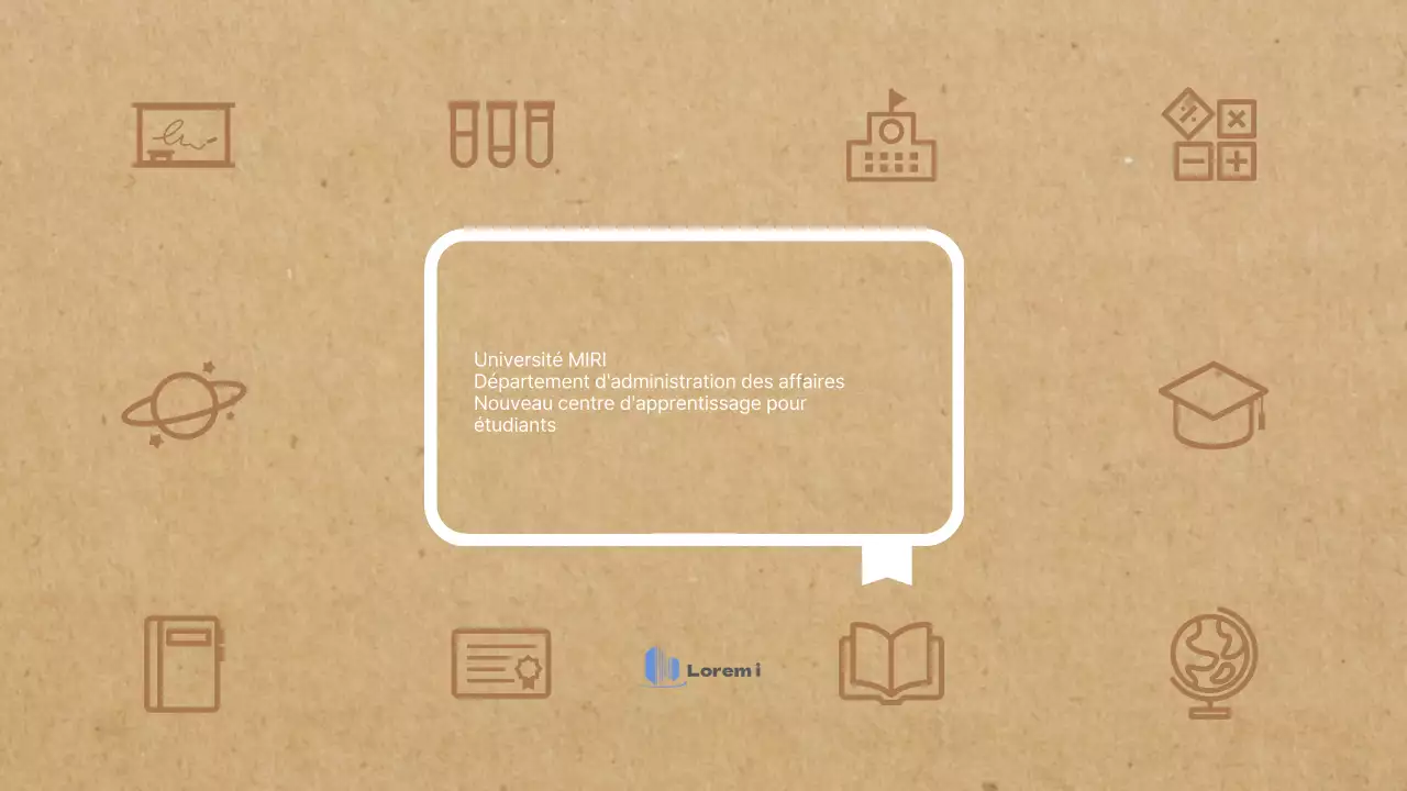 Un guide simple pour les nouveaux arrivants à l'université avec un concept de livre beige vintage