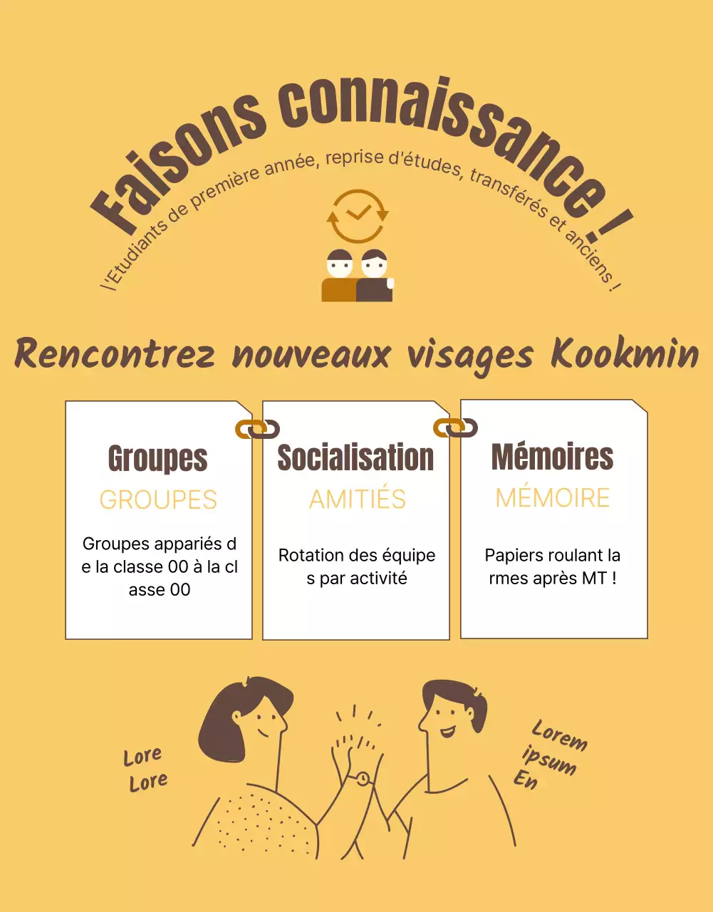 Les promotions et applications MT d'automne dans une ambiance brune et joyeuse