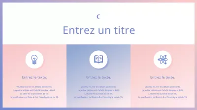 Agenda simple en dégradé rose-violet