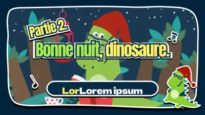 Bonne nuit, dinosaure.