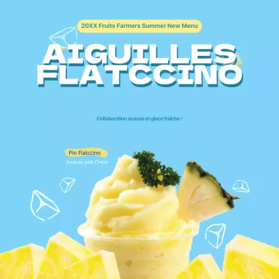 Nouveau menu d'été