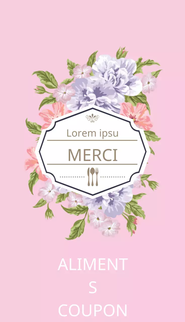 COUPON ALIMENTAIRE