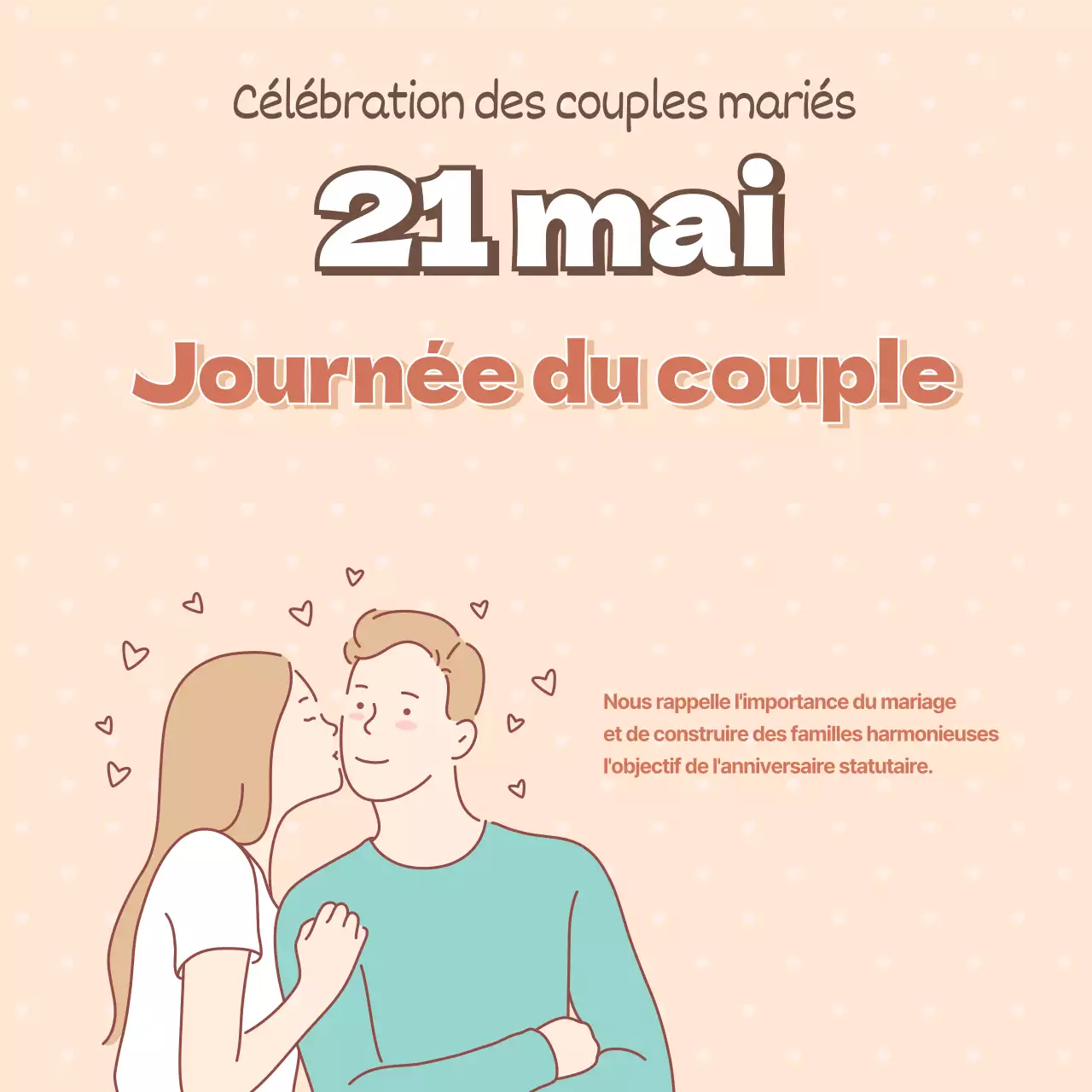 Un guide pour l'anniversaire statutaire de la Journée des Couples Mariés.