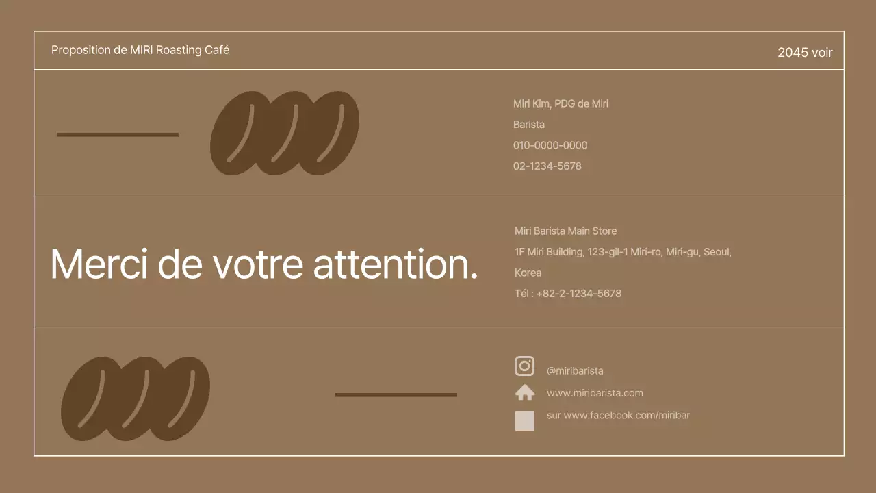 Marron Illustration 3D Concept rétro Proposition pour un café