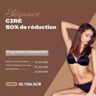 Événements liés à l'épilation à la cire