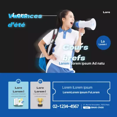 Cours d'été de courte durée