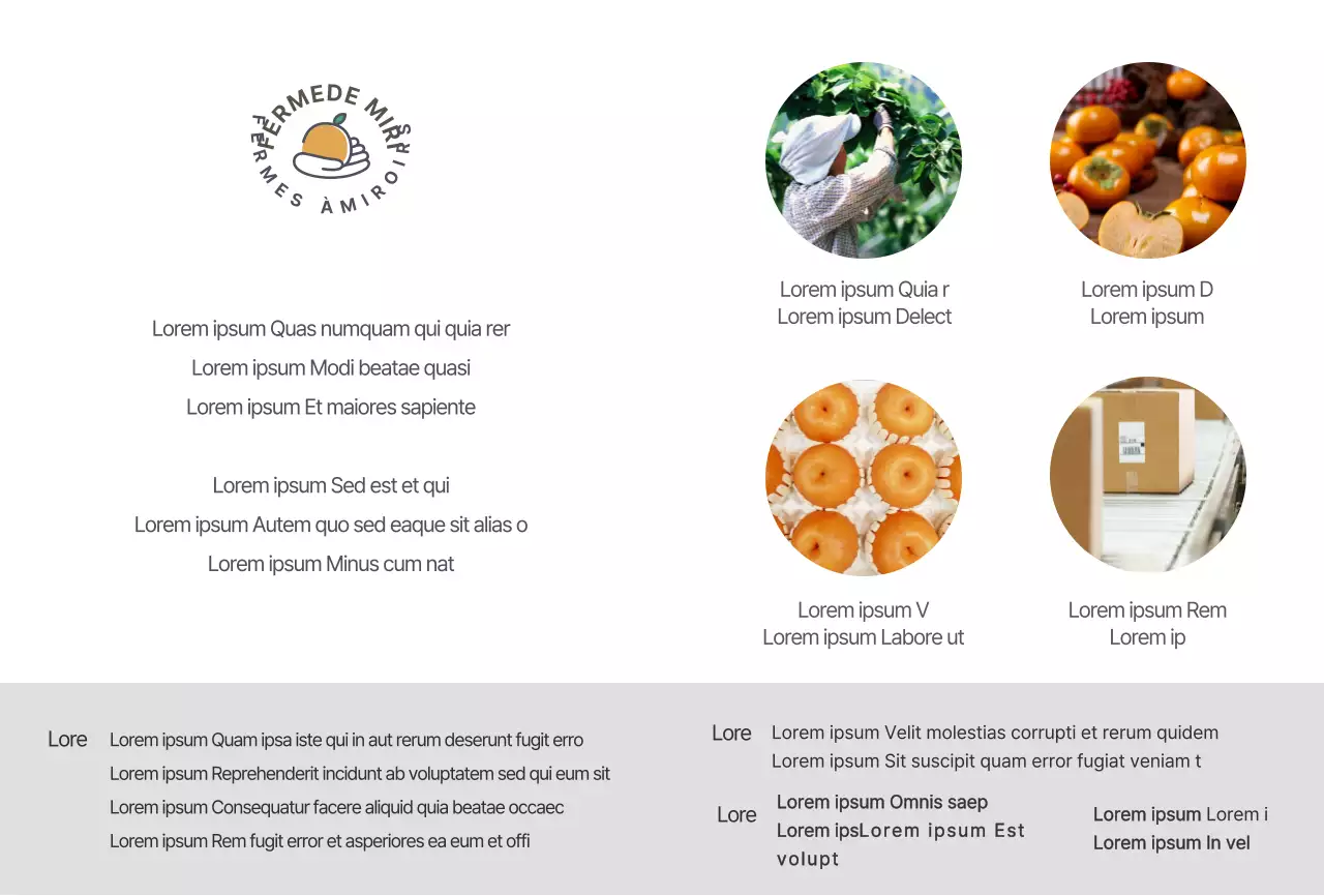 Photographie de fruits Description du produit Cartes postales pour le verger