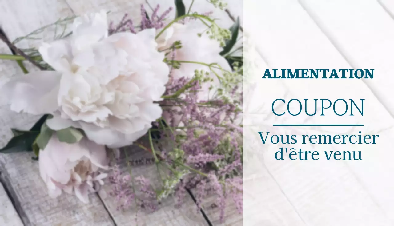 Coupons alimentaires