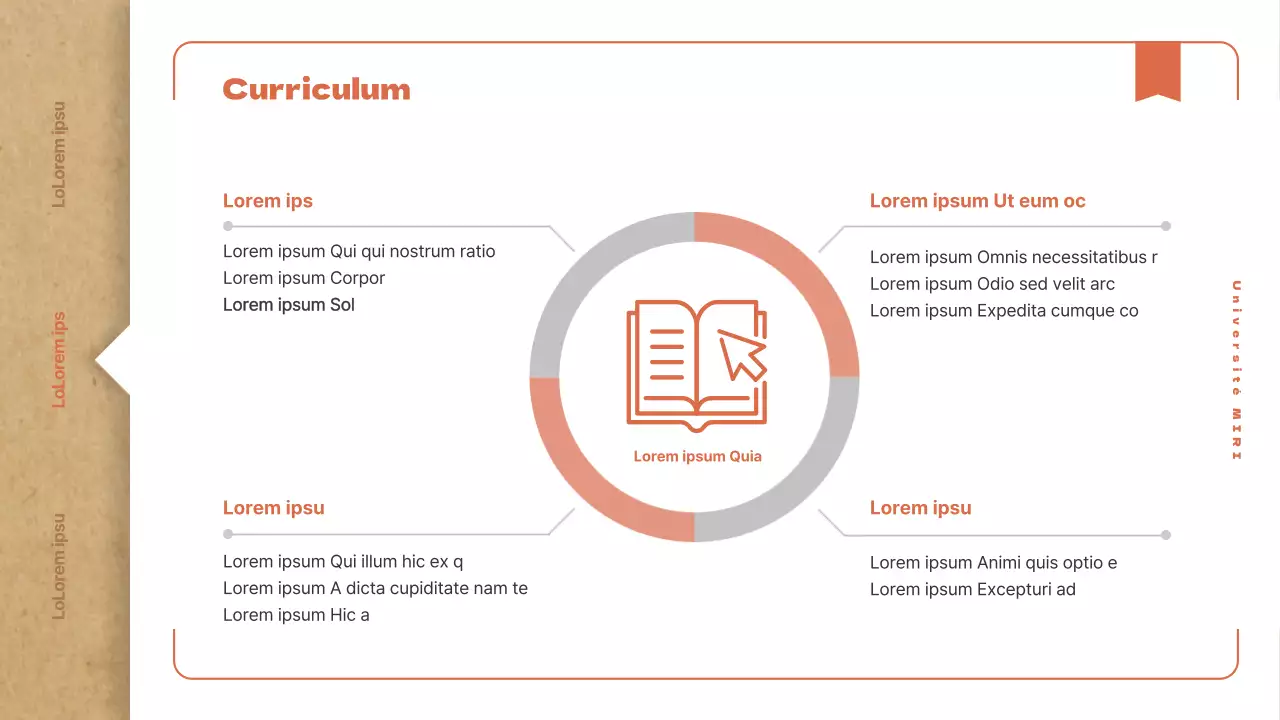Un guide simple pour les nouveaux arrivants à l'université avec un concept de livre beige vintage