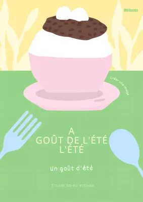 Essai sur le goût de l'été en rose et vert citron