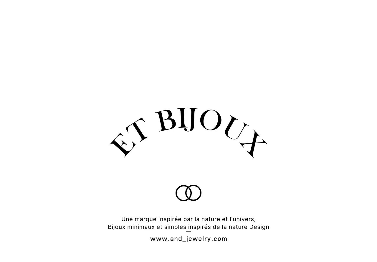 Pour une bijouterie avec une icône de bague au design simple et élégant en noir