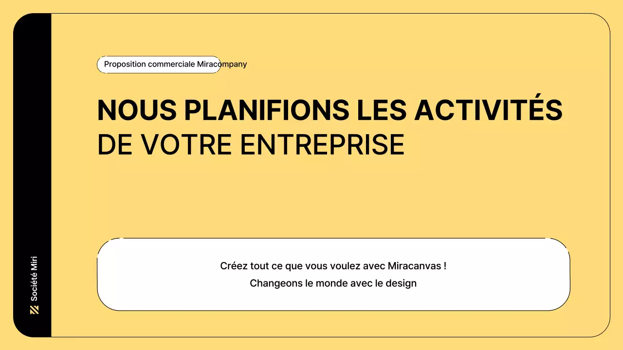 Illustration d'entreprise avec des lignes simples et la couleur jaune