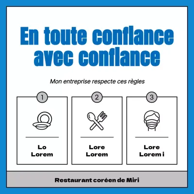 Hygiène, bleu et propre, Tenderloin Restaurant Contents