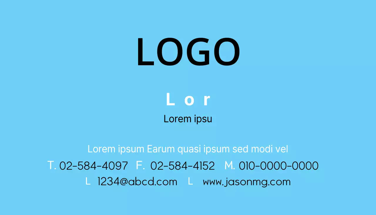 Cartes de visite d'entreprise