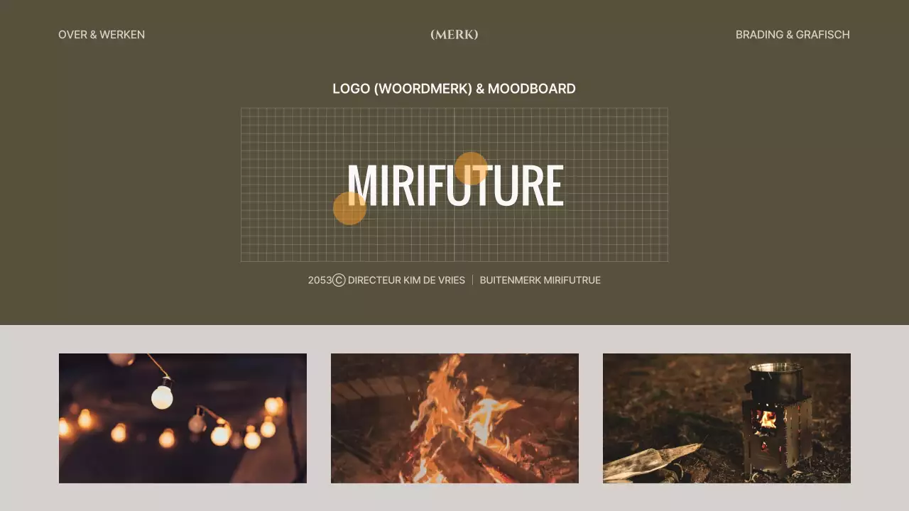 Grijs en kaki lijnen en vormen concept ontwerp portfolio