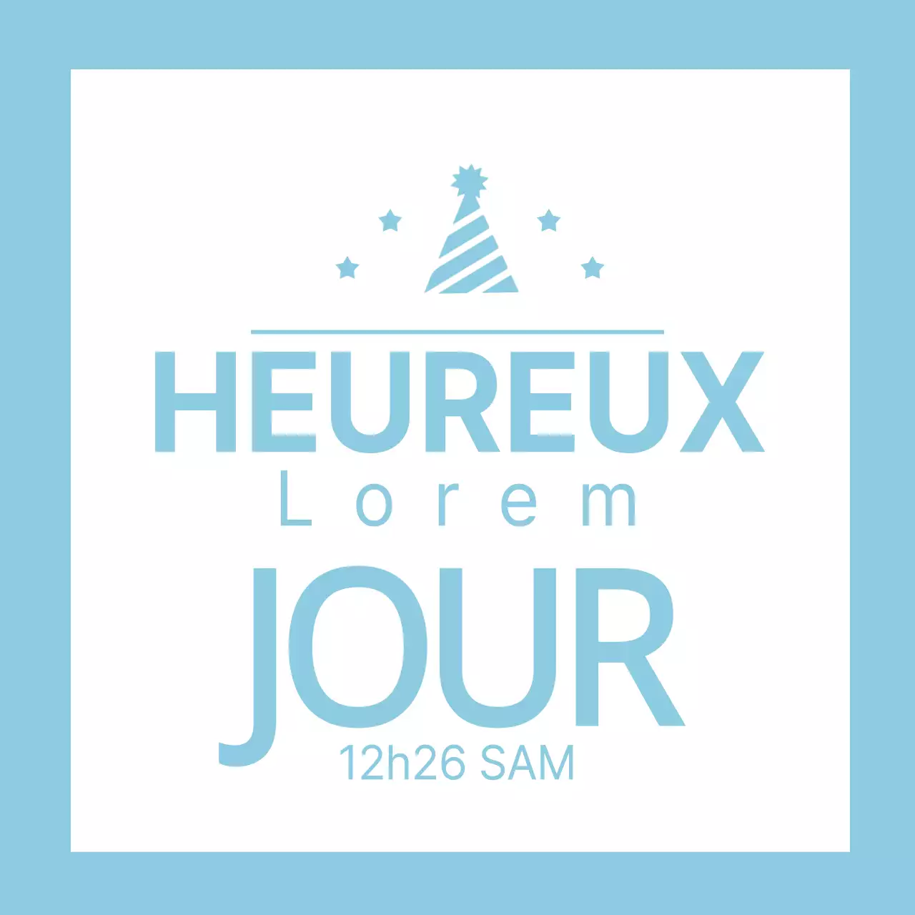 Bannières d'anniversaire