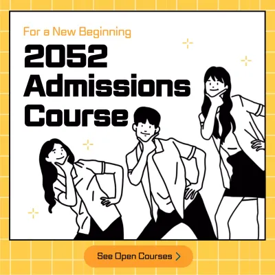 Yellow and black recruitment announcement