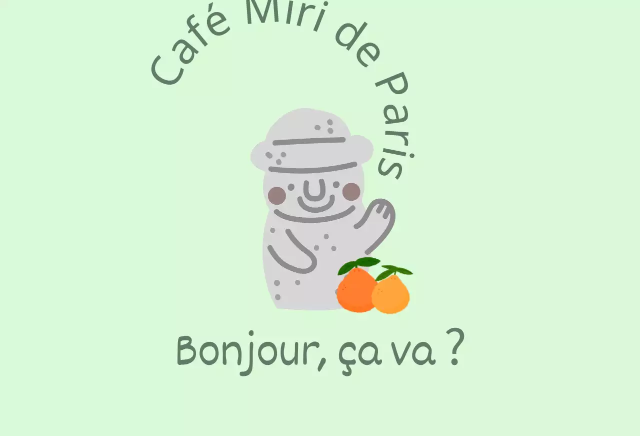 Jeju Cafe Balt, un joli café couleur menthe proposant des mandarines et des dolharbangs de l'île de Jeju.