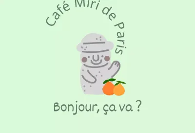 Jeju Cafe Balt, un joli café couleur menthe proposant des mandarines et des dolharbangs de l'île de Jeju.