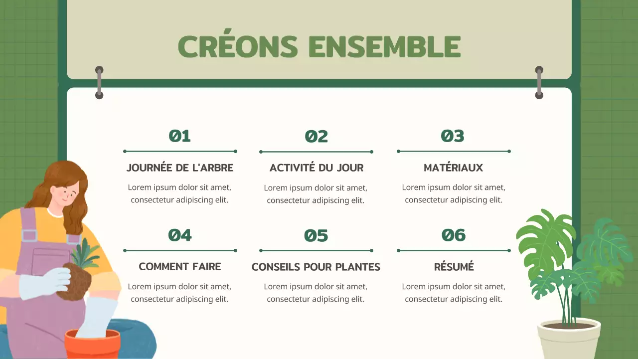 Cultiver une jardinière avec le concept du carnet de croquis abstrait