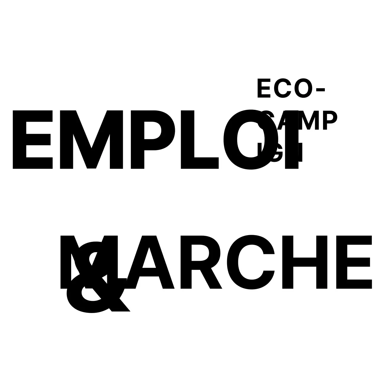 Personnage de campagne noir et écologique et souvenir avec le nom de la campagne