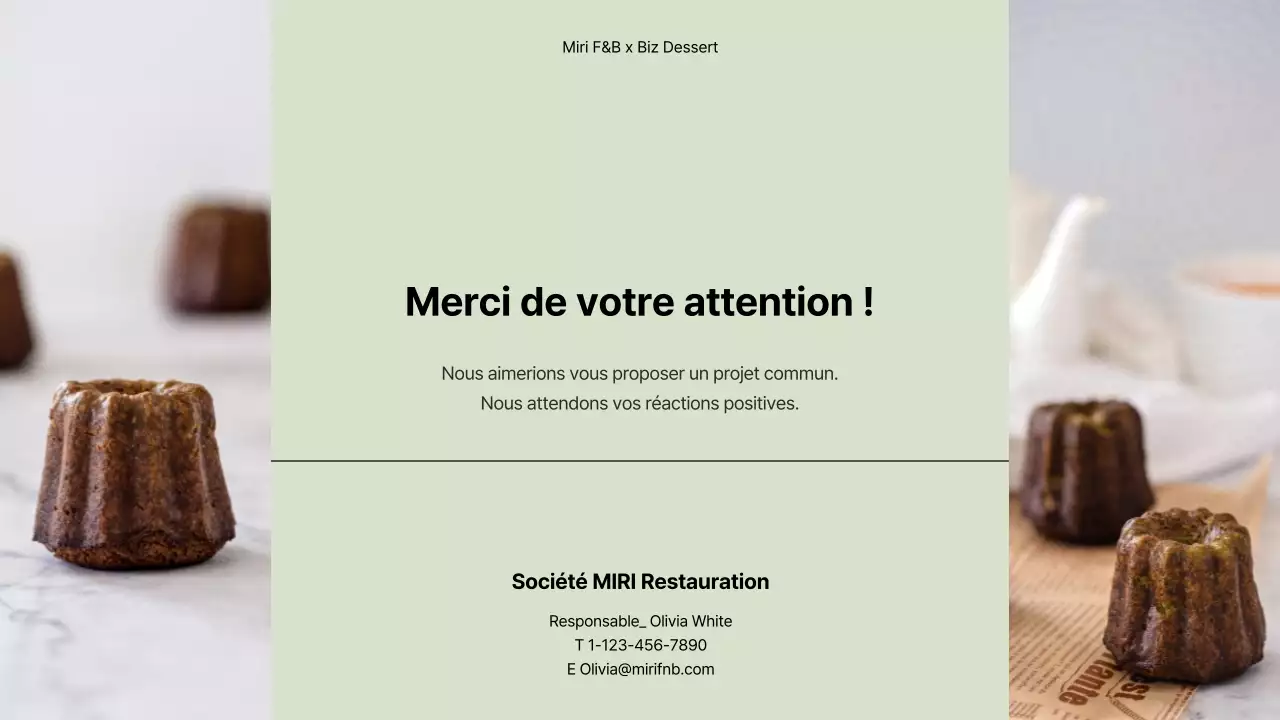 Proposition de collaboration de marque pour un dessert jaune et pastel