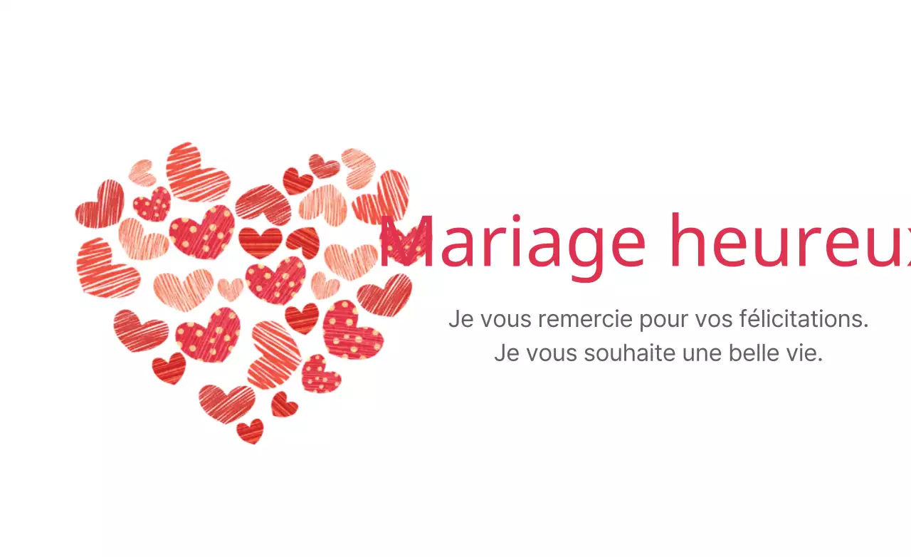 Mariage heureux