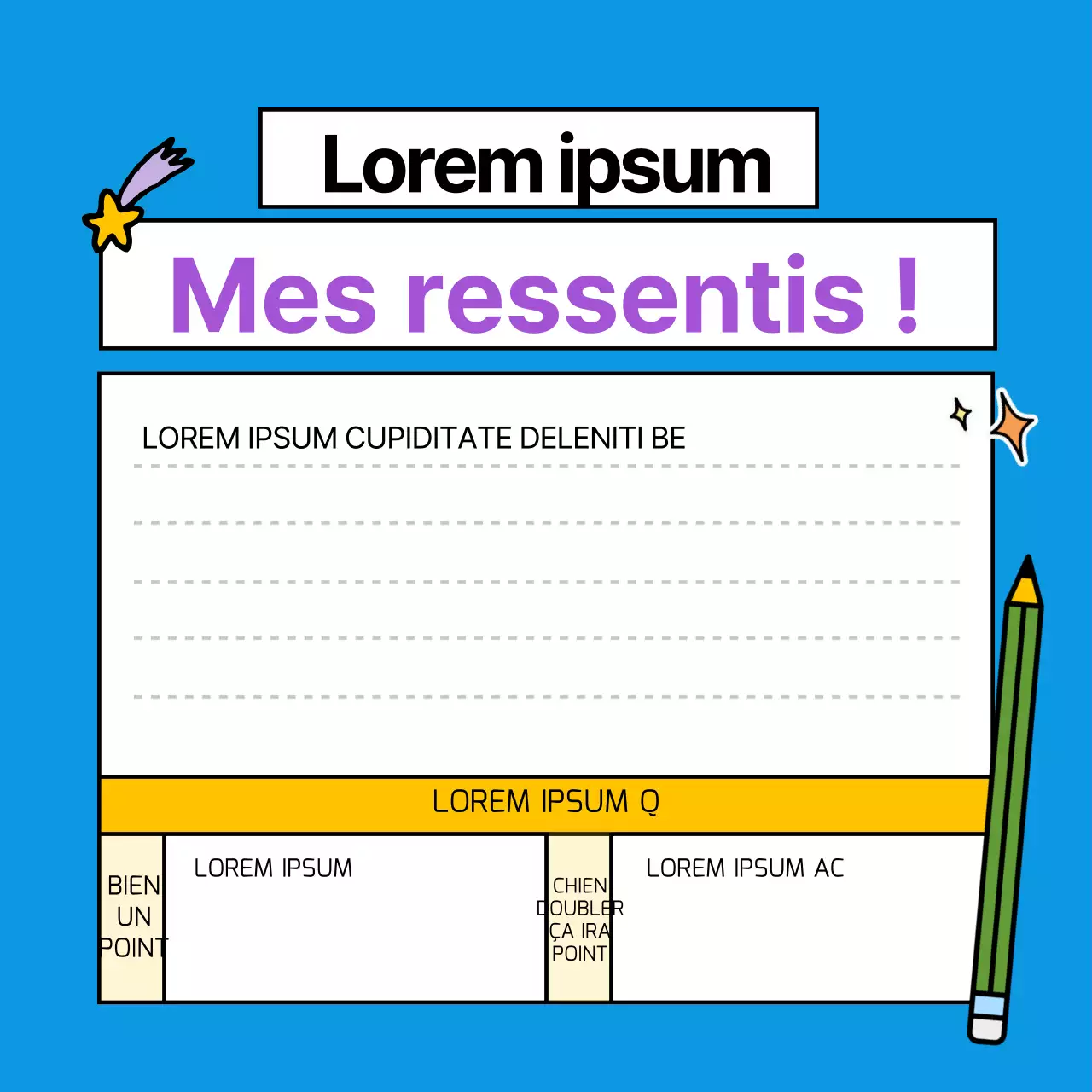 Carte de mission personnelle du Cute ClubNews Design