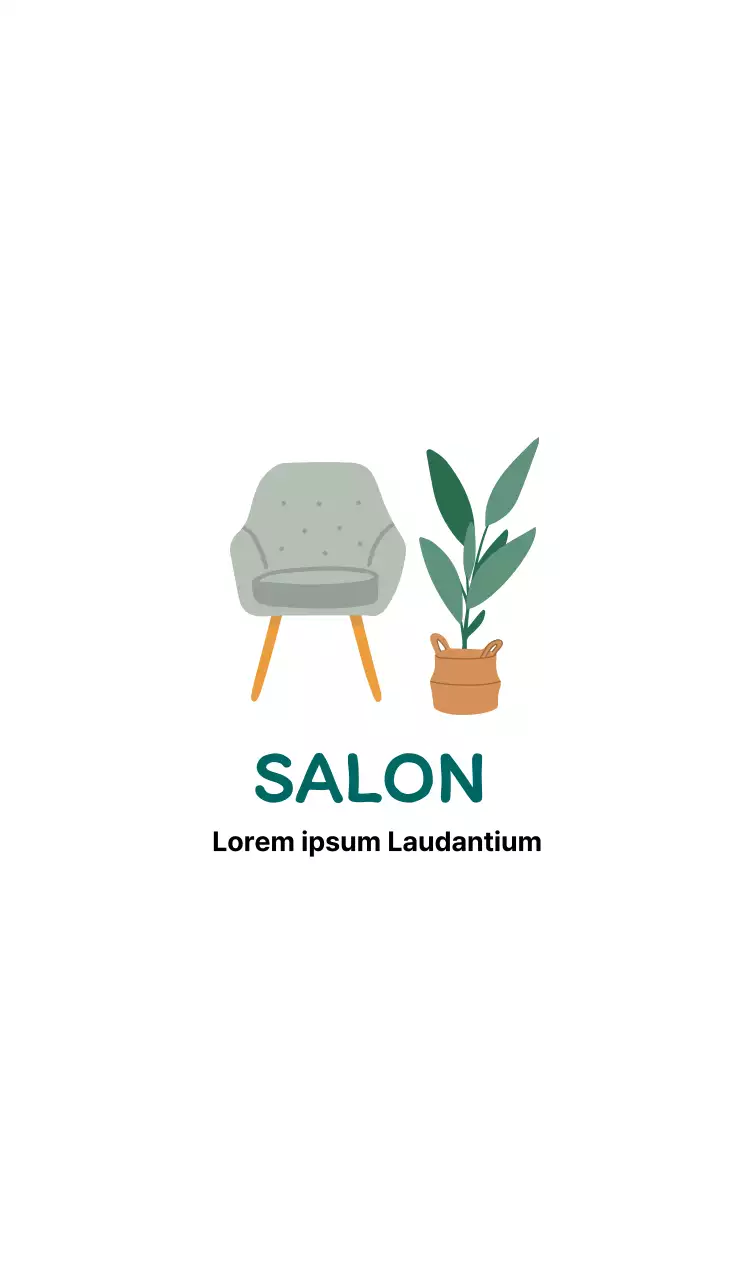 Illustrations de couleur claire Intérieurs de meubles soignés