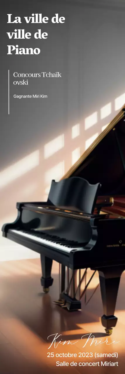 Un récital de piano simple et chaleureux