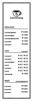 Cafe Menu Board_Vertical Banner