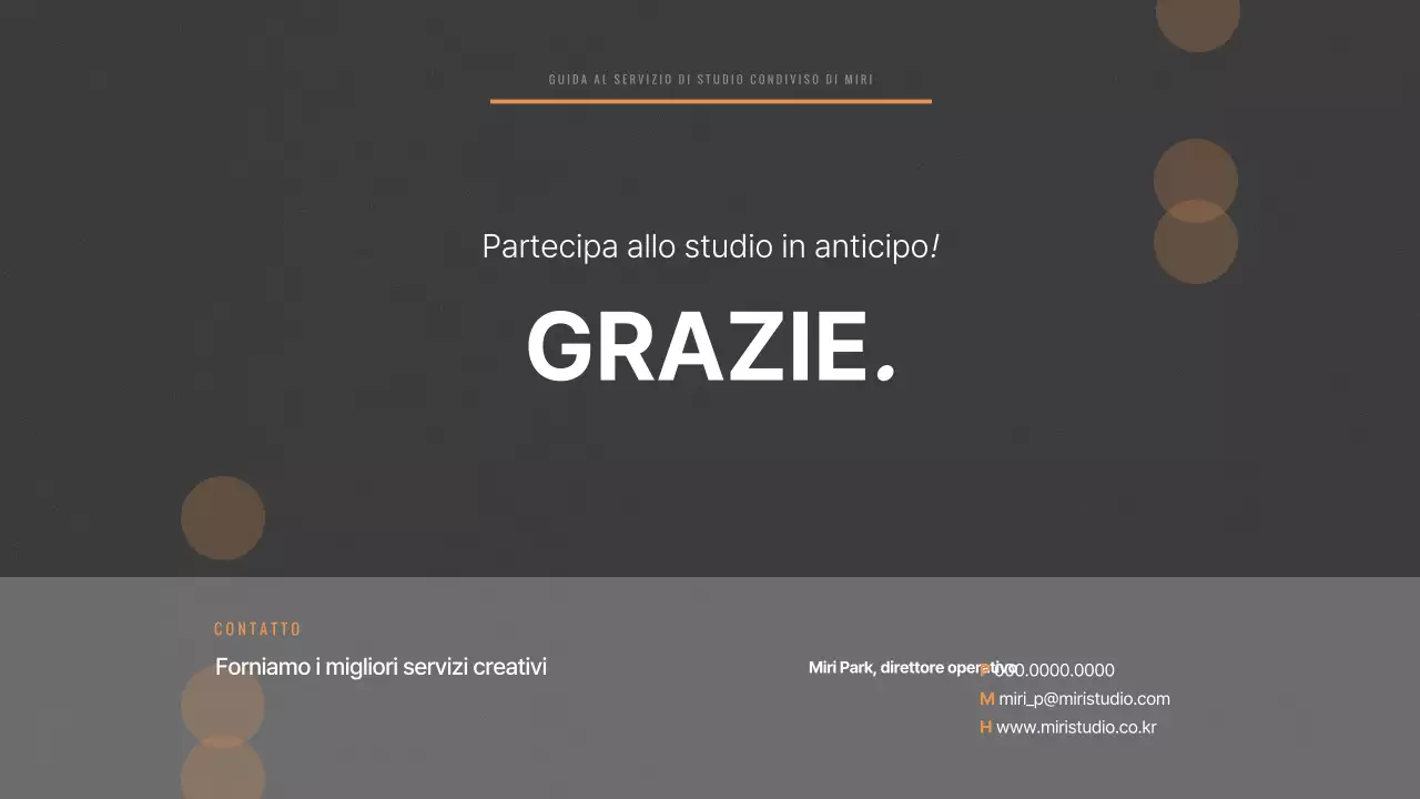 Un brief di servizio per uno studio condiviso di ispirazione vintage in tonalità grigia