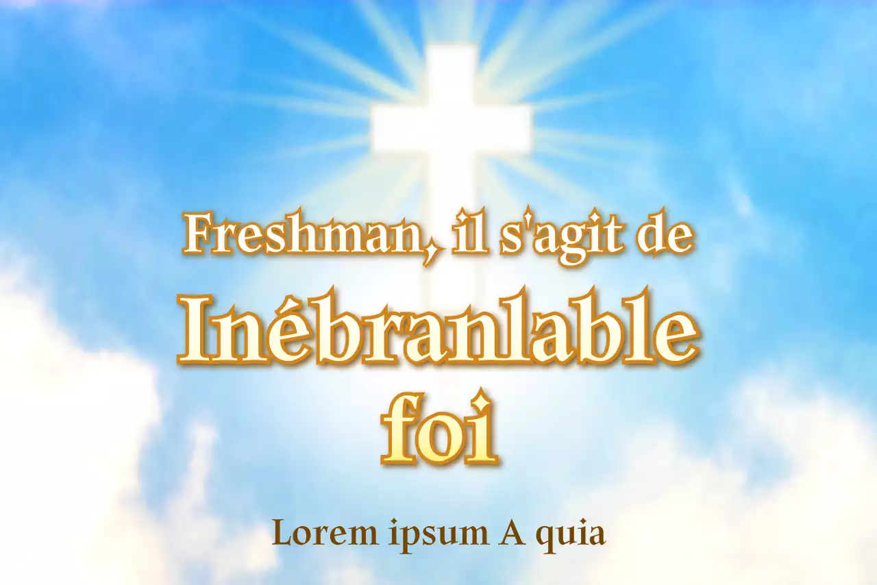 Aquarelle bleu clair concept de recrutement de théologie et de club