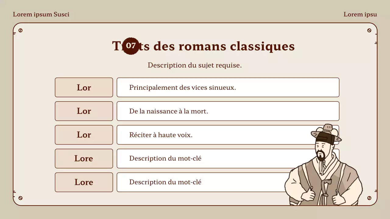 Cours de langue de la pièce de monnaie Honggil en beige et en marron