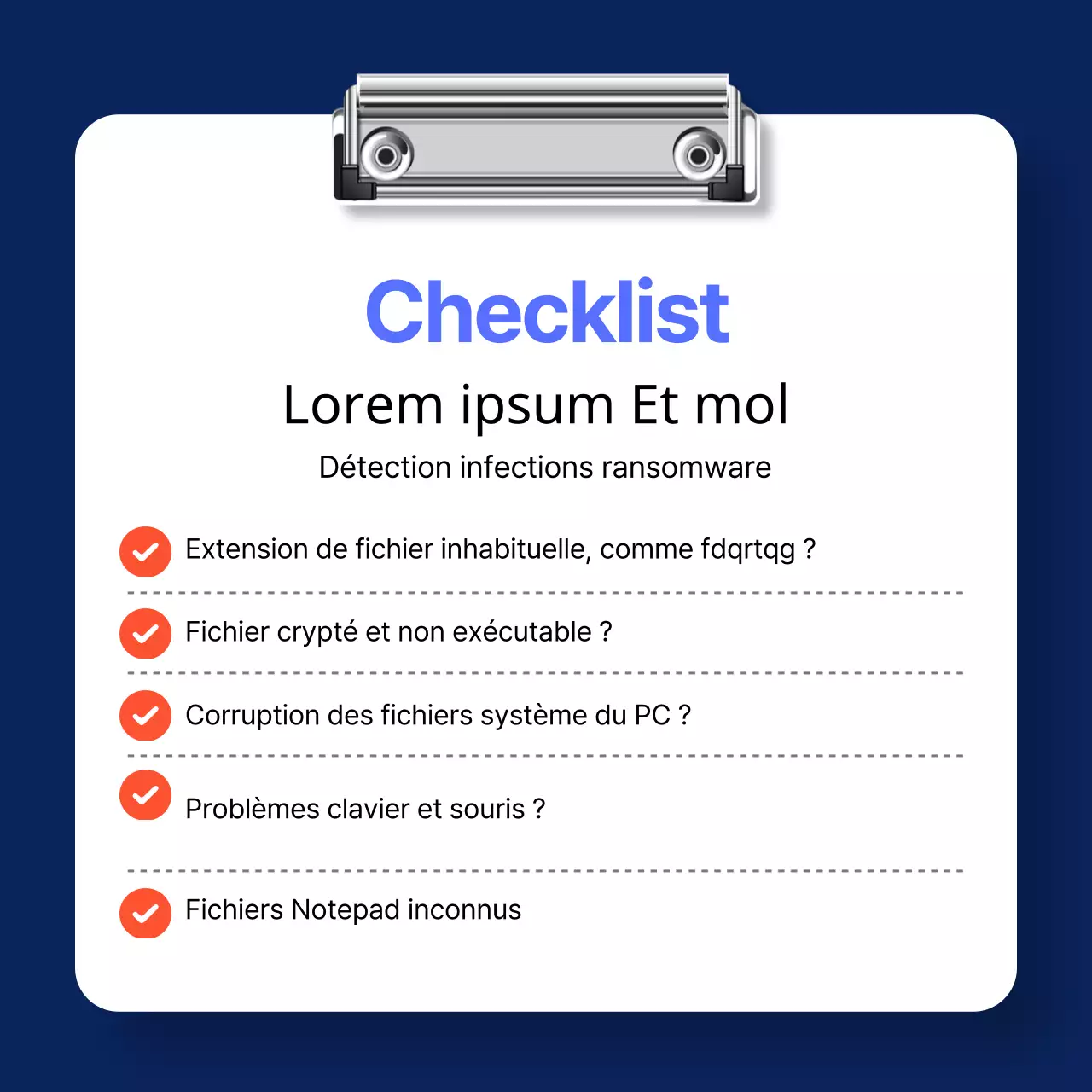 Une prévention sérieuse des ransomwares en bleu marine et en gris