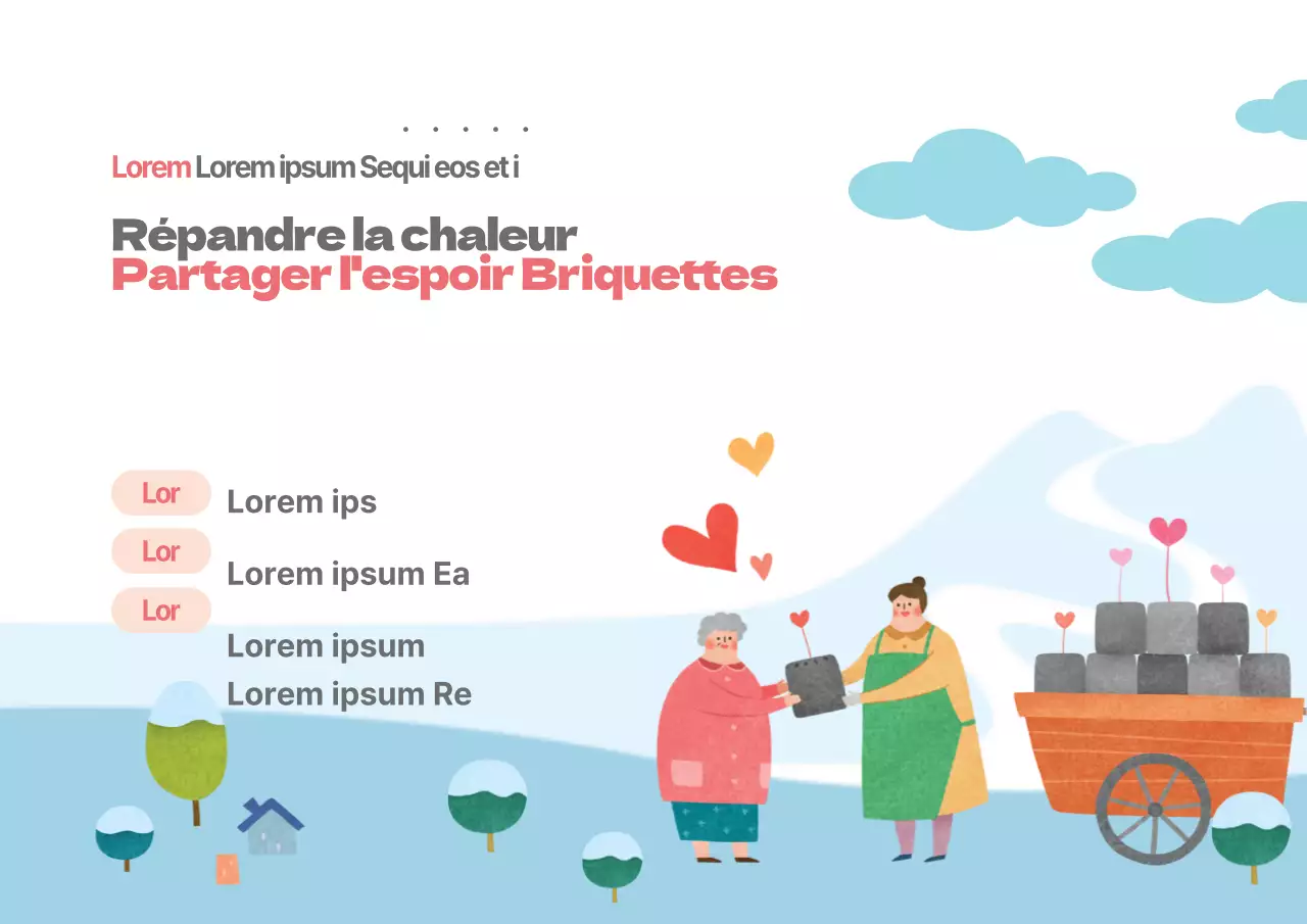 Partage des briquettes