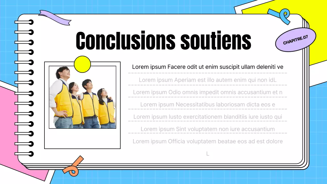 Présentation de témoignages de supporters sous la forme d'un billet kitsch en rose et bleu clair