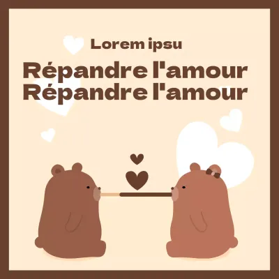 Répandre l'amour
