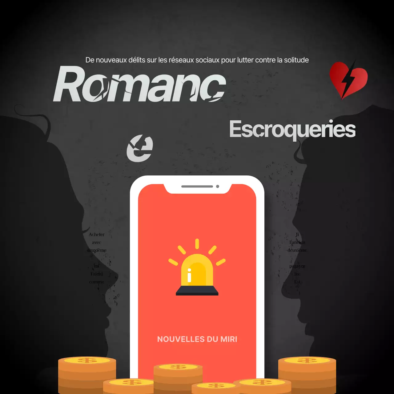 Comment faire face à la nouvelle forme de criminalité que constituent les escroqueries aux romans d'amour à thème sombre ?