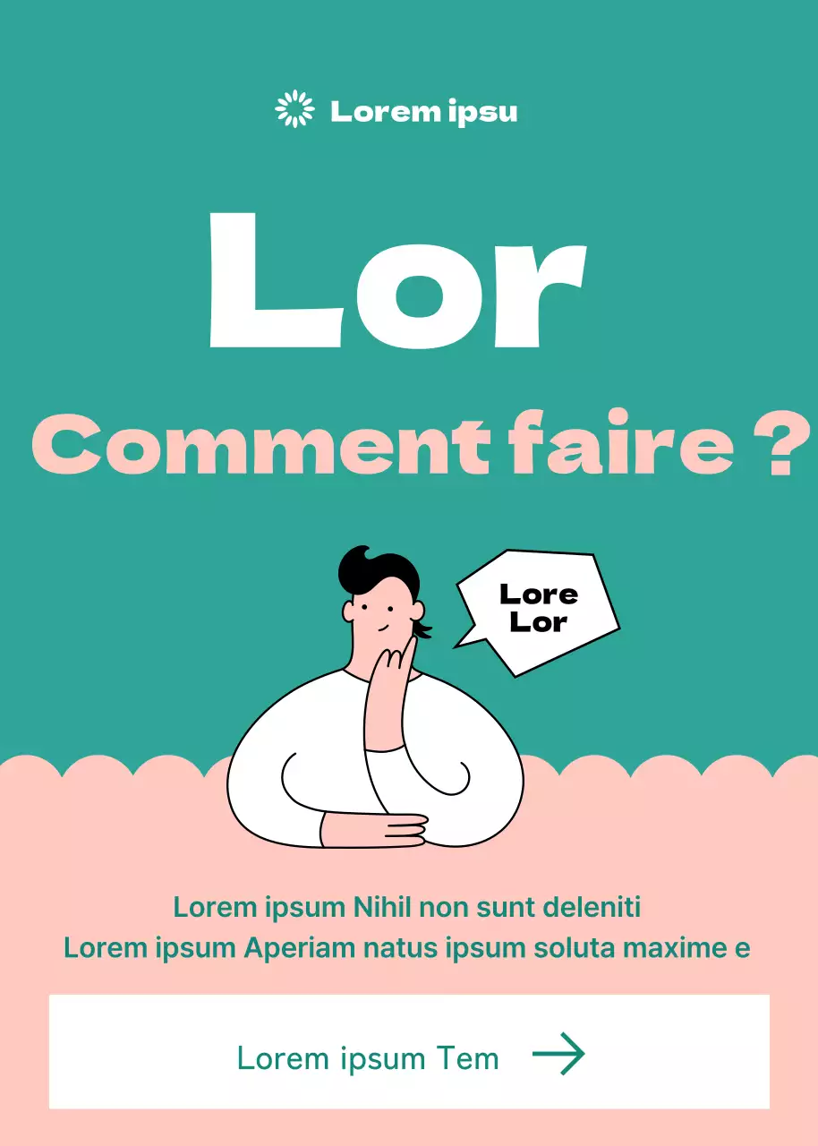 Illustré en rose et vert Orientation professionnelle universitaire