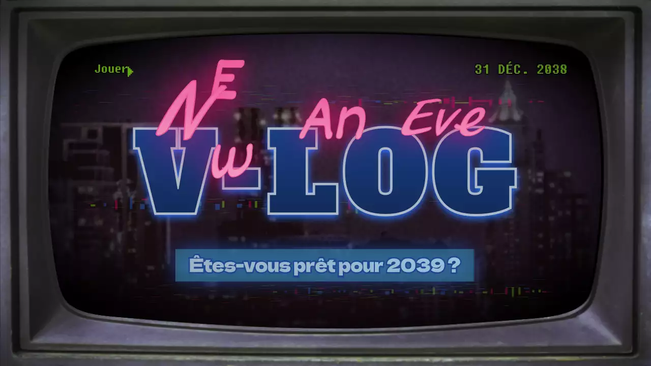 Vlog du Nouvel An sur le thème du rétro