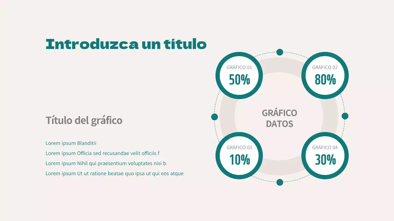 Un sencillo gráfico conceptual en verde