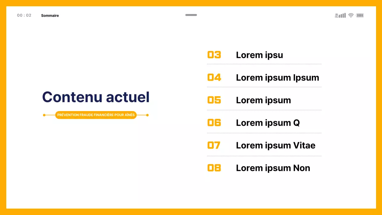 Thème pour l'éducation à la fraude financière avec modèle mobile